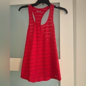 Red Zyia Striped Tank Top S